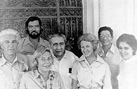 Galimar, Cortázar, Lezama,  Ugumé Karvalis,  desconhecido,  José Triana e María Luisa