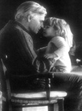 Yves Bonnefoy c/ sua filha Mathilde em 1974